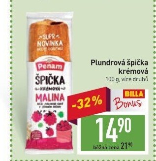 Špička plundrová krémová Penam