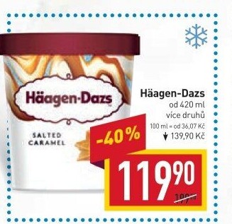 Zmrzlina v kelímku Häagen-Dazs