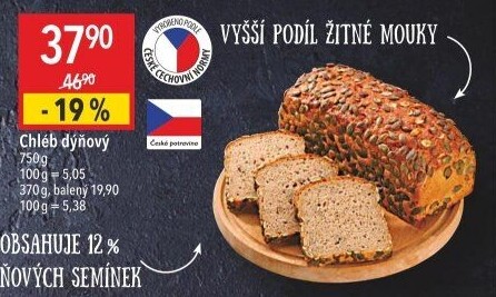 Chléb dýňový