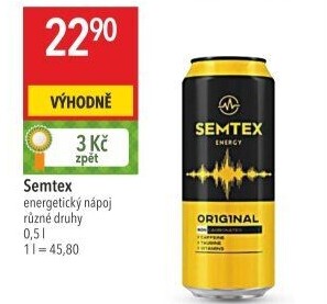 Energetický nápoj Semtex
