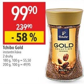 Instantní káva Tchibo Gold Selection