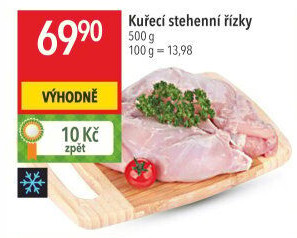 Kuřecí stehenní řízky mražené