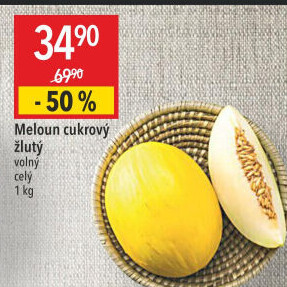 Meloun cukrový žlutý