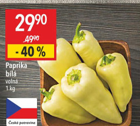 Paprika bílá