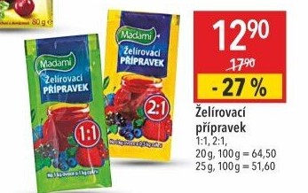 Přípravek želírovací Madami
