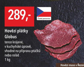 Hovězí plátky Globus