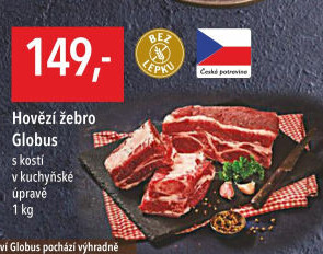 Hovězí žebra s kostí Globus