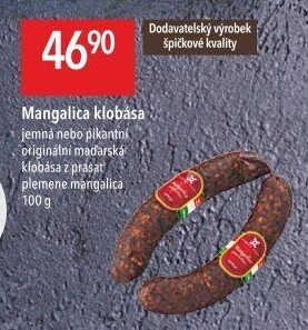 Klobása Mangalica
