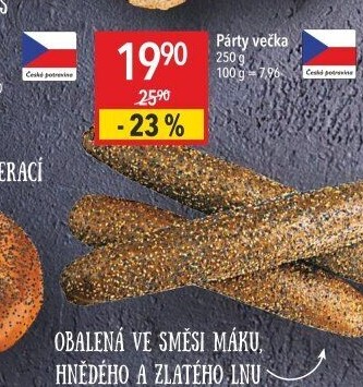 Pečivo Párty večka