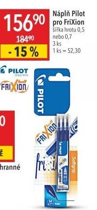 Pilot Fixinol - náplň