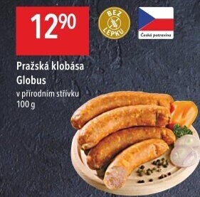 Pražská klobása Globus