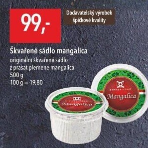 Sádlo škvařené Mangalica