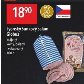 Salám lyonský šunkový Globus