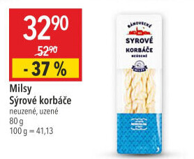 Sýr Korbáčky Bánovecké Milsy