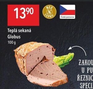 Teplá sekaná Globus