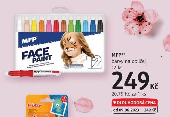 Barvy na obličej MFP paper