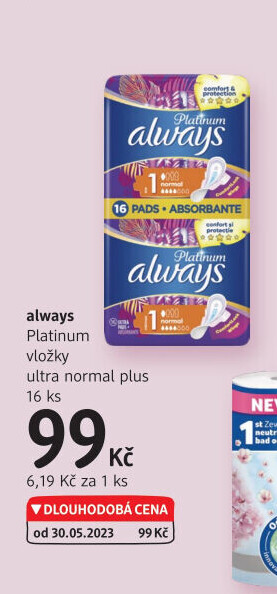 Dámské vložky Ultra Platinum Always