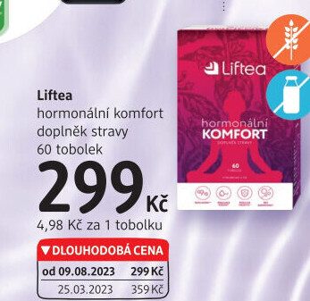 Doplněk stravy Hormonální komfortLiftea