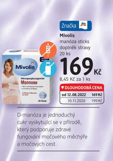 Doplněk stravy Manóza Mivolis