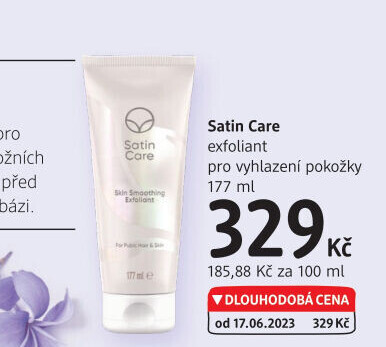 Exfoliant pro vyhlazení pokožky Satin Care Gillette
