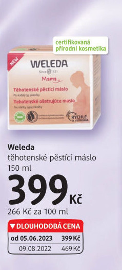 Máslo těhotenské pěstící Weleda
