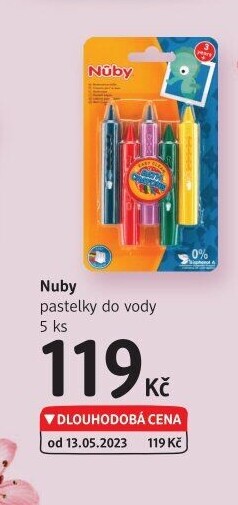 Pastelky do vody Nuby