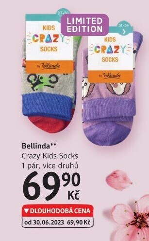 Ponožky dětské Crazy socks Bellinda