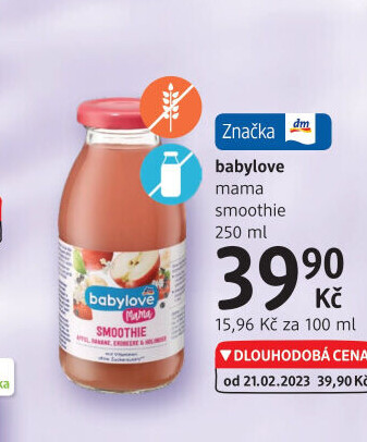 Smoothie nápoj pro maminky Mama Babylove