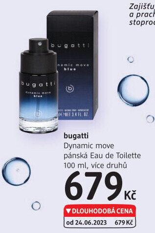 Toaletní voda pánská Dynamic move Bugatti