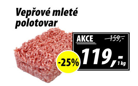 Maso mleté vepřové