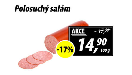 Polosuchý salám