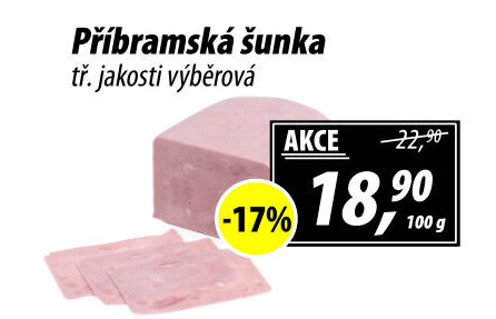 Šunka výběrová příbramská
