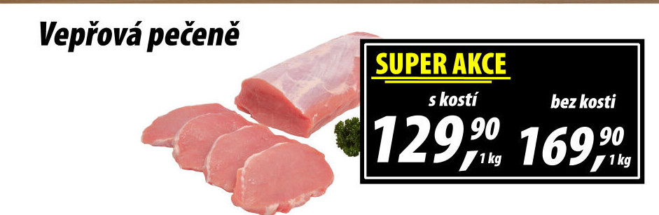 Vepřová pečeně s kostí