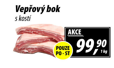 Vepřový bok s kostí