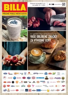 akční leták BILLA 14.8.2023-10.9.2023