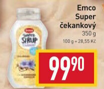 Čekankový sirup Emco