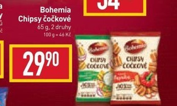 Čočkové chipsy Bohemia Chips