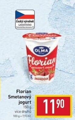 Jogurt smetanový Florian Olma