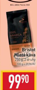 Mletá káva Bristot