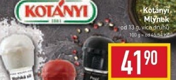 Mlýnek s kořením Kotányi