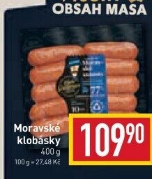 Moravské klobásky Láďa Grileman Kostelecké uzeniny