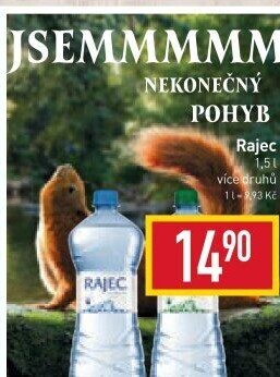 Přírodní voda Rajec