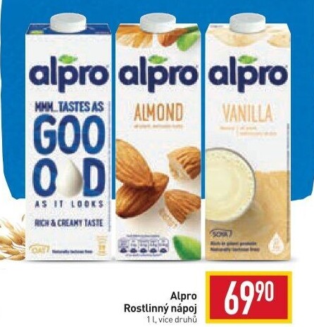 Rostlinné nápoje Alpro Soya