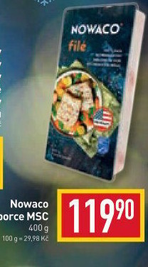 Rybí filé mražené Nowaco