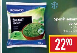 Špenát sekaný mražený Nowaco
