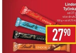 Tyčinka čokoládová Lindor Lindt