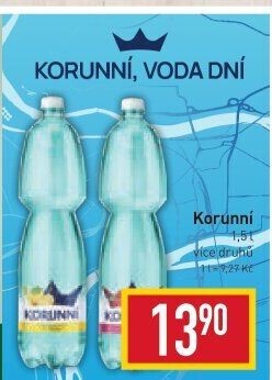 Voda ochucená Korunní