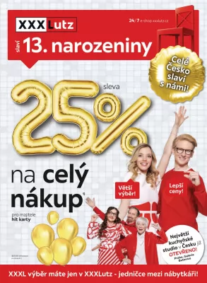 akční leták XXXLutz 14.8.2023-27.8.2023