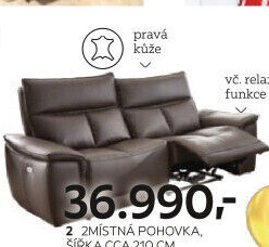 DVOUMÍSTNÁ POHOVKA