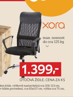 OTOČNÁ ŽIDLE